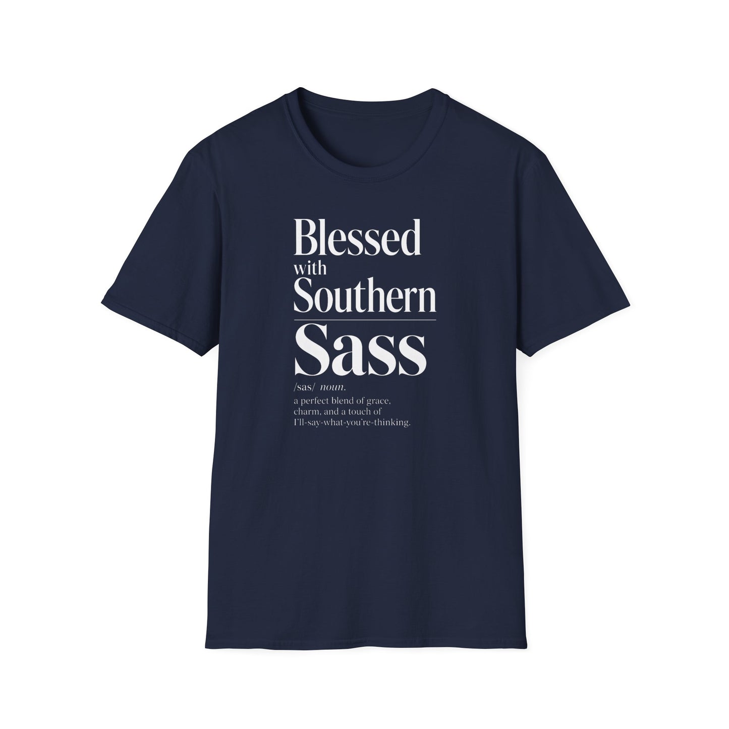 Blessed With Southern Sass Definition T-Shirt