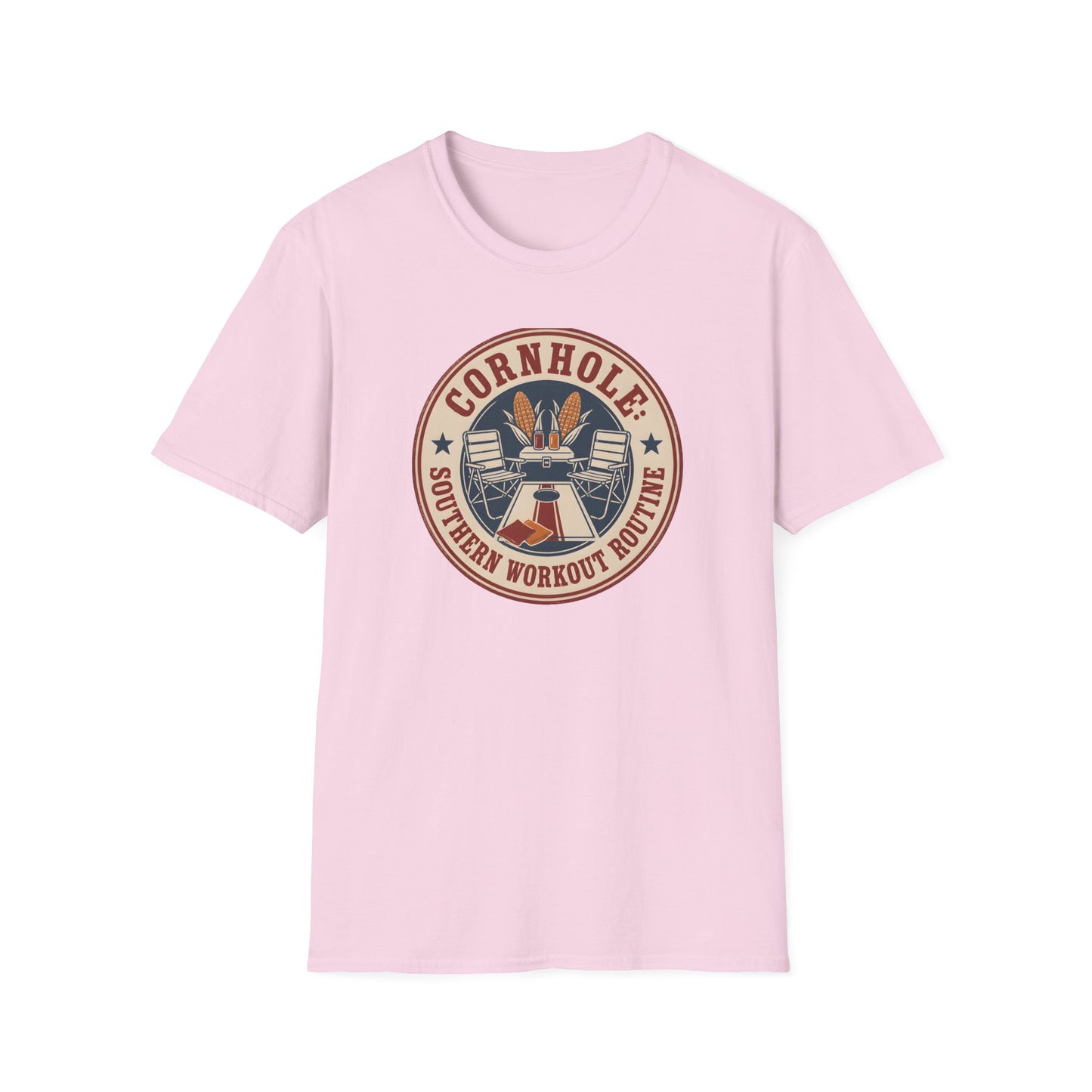Cornhole Southern Workout Routine Fun Game T-Shirt