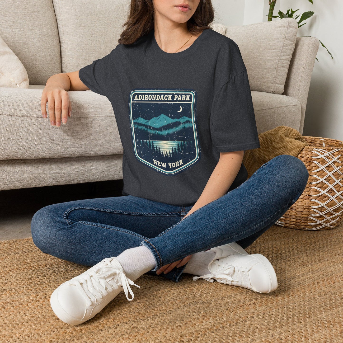 Adirondack Park New York Mountain Nature Camping Outdoors T-Shirt