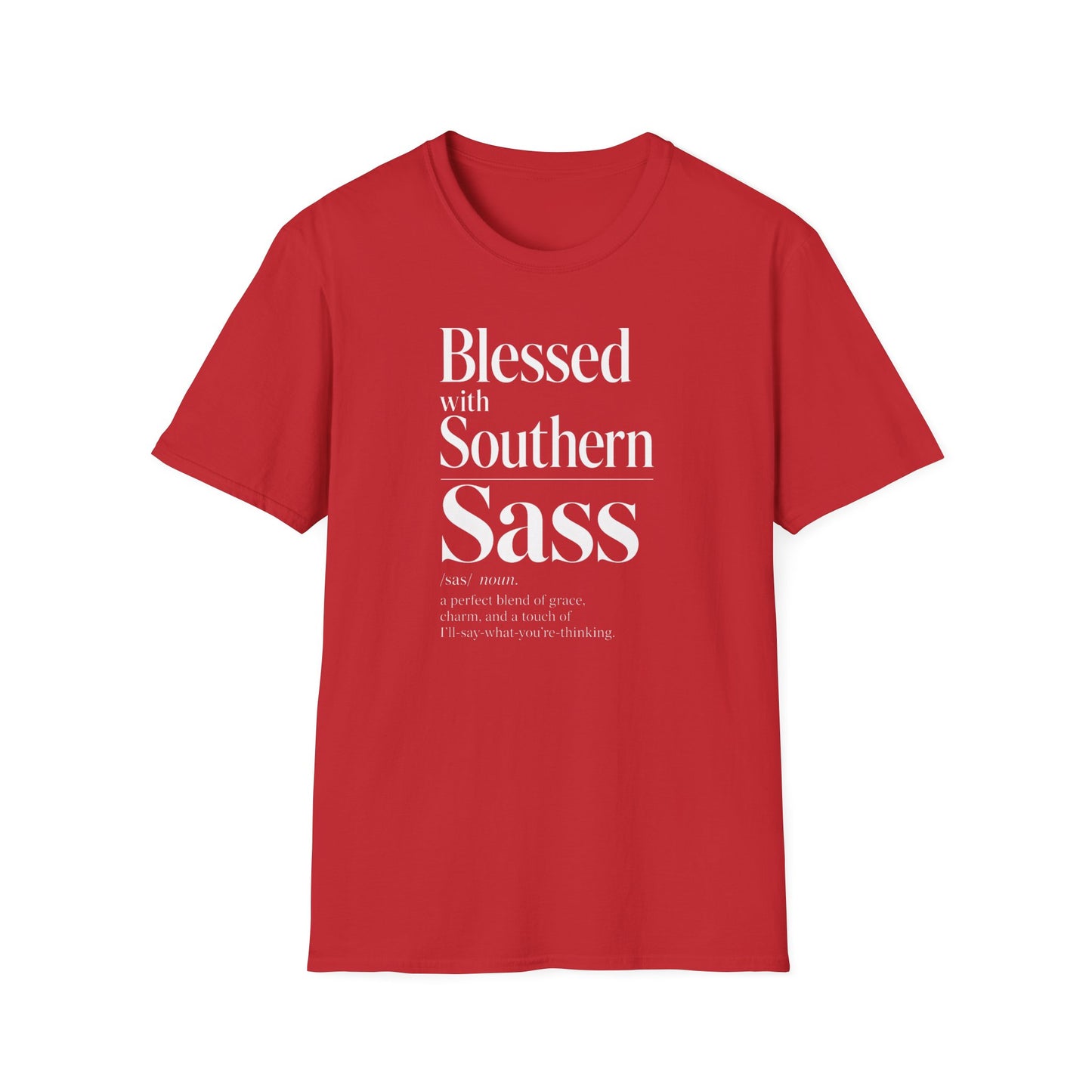 Blessed With Southern Sass Definition T-Shirt