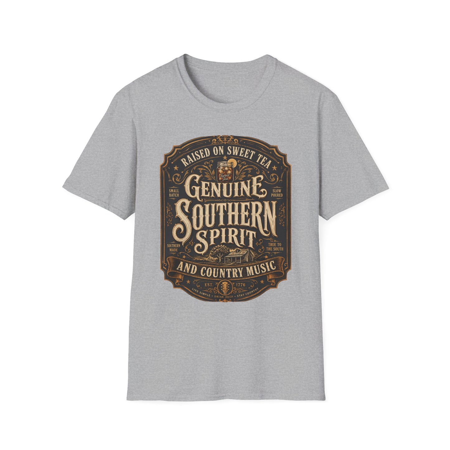 Genuine Southern Spirit Sweet Tea Country Music T-Shirt