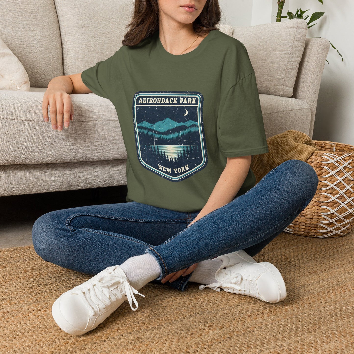 Adirondack Park New York Mountain Nature Camping Outdoors T-Shirt