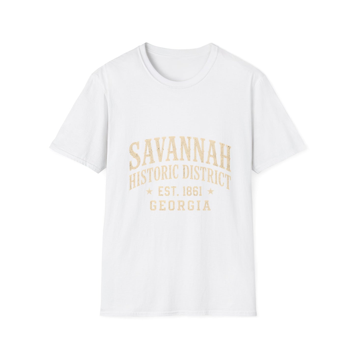 Savannah Historic District Established 1861 Georgia T-Shirt