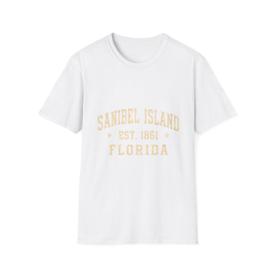 Sanibel Island Est 1861 Florida Vintage T-Shirt - HomeGrown South Graphic Tee (View 2)