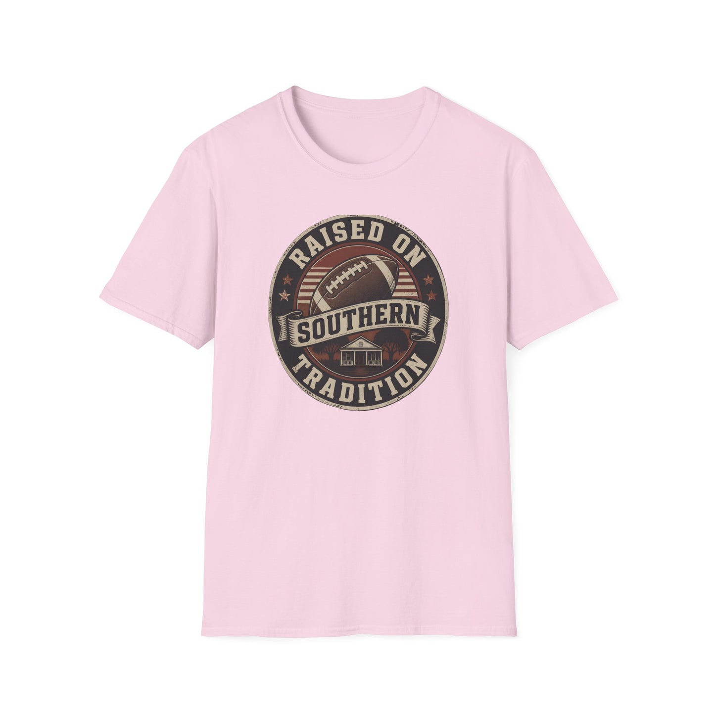 Raised On Southern Tradition Football Heritage T-Shirt