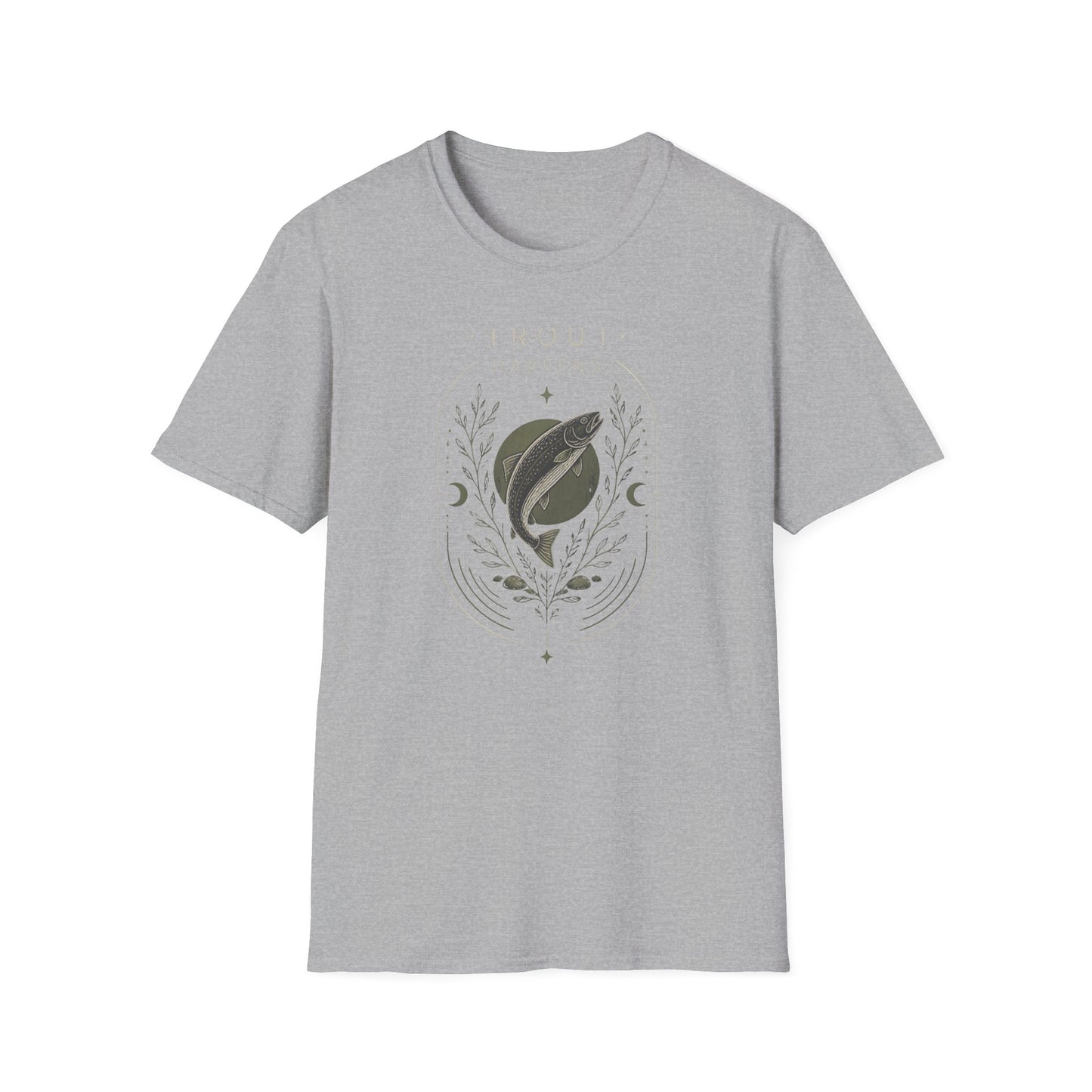 Trout Happens Fishing Lover Fisherman Outdoor Nature T-Shirt