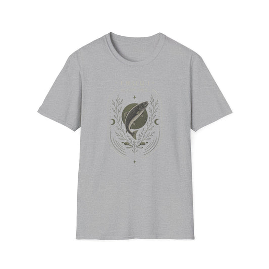 HomeGrown South Trout Happens Fishing Lover Fisherman Outdoor Nature T-Shirt - Premium Graphic Tee View 2