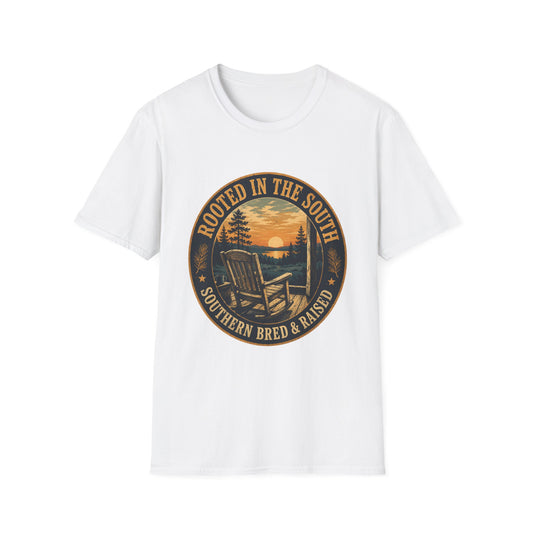HomeGrown South Rooted In The South Southern Bred And Praised T-Shirt - Premium Graphic Tee View 2