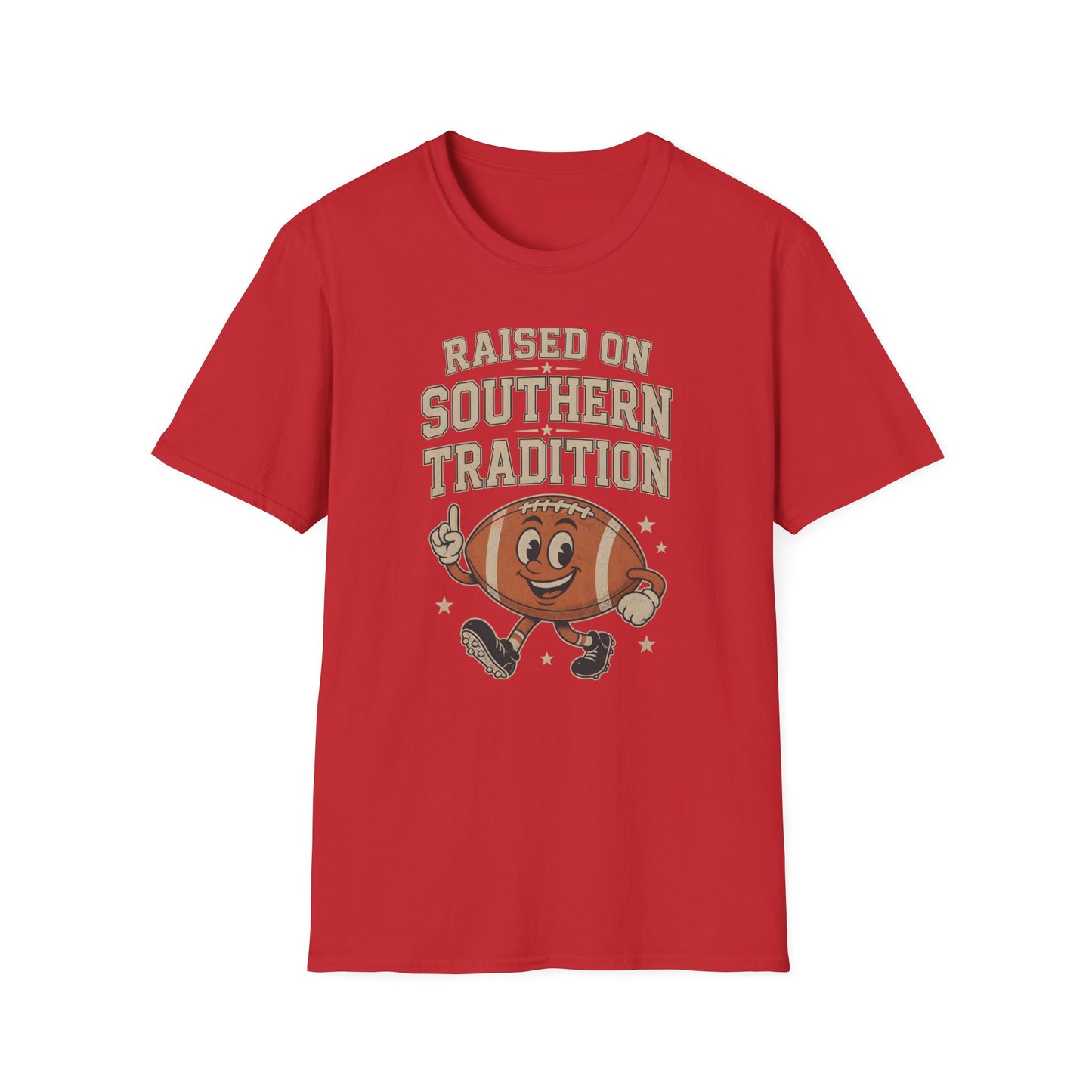 Raised On Southern Tradition Football Fan T-Shirt