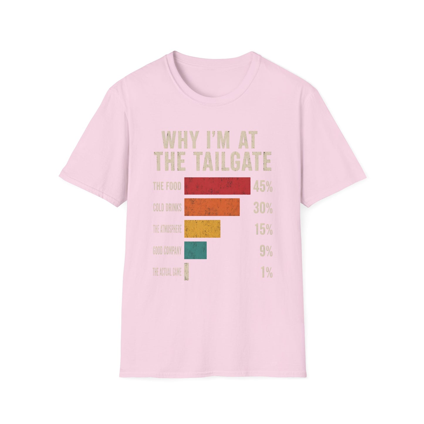 Why Im At The Tailgate Food Drinks Atmosphere T-Shirt