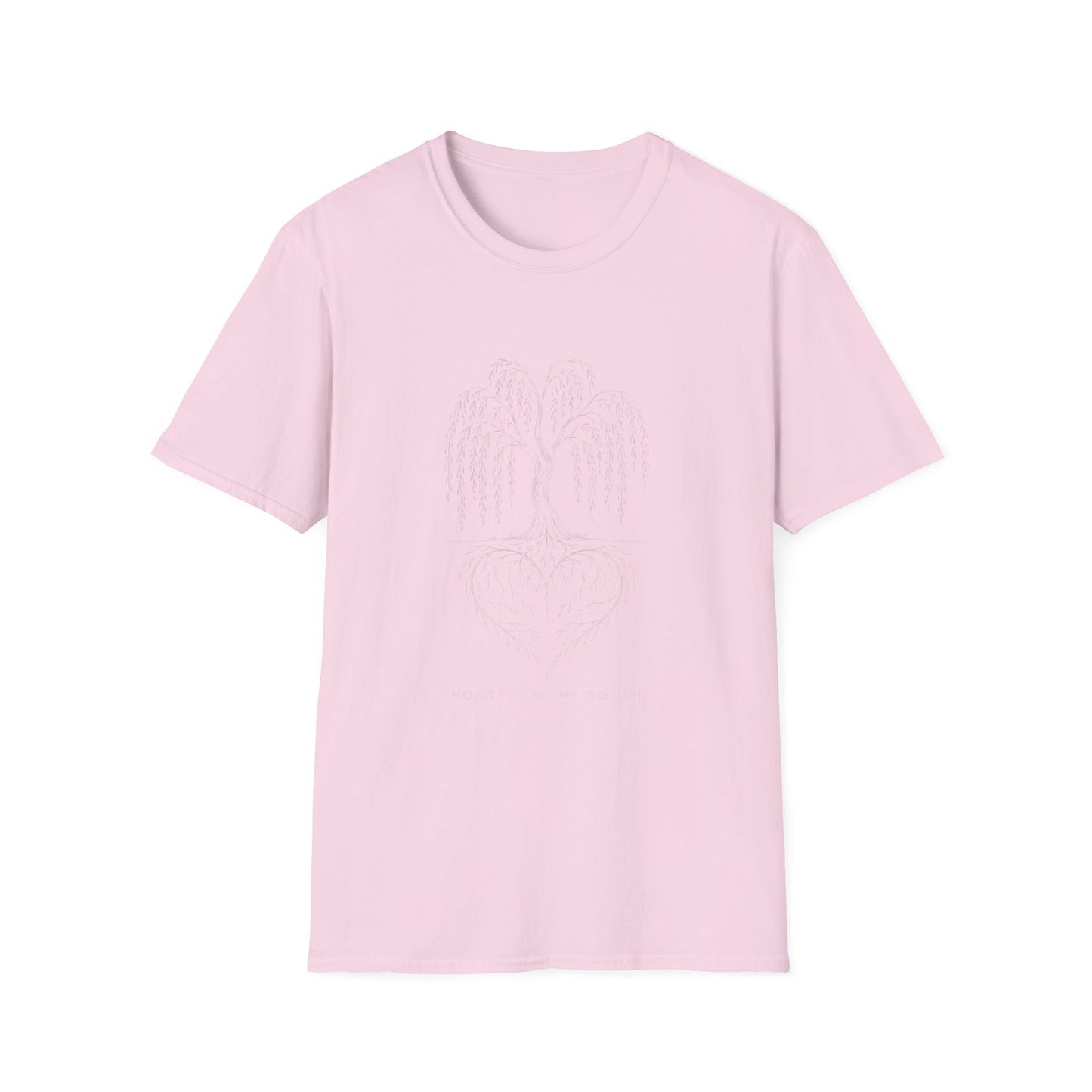 Rooted In The South Willow Tree Heart T-Shirt