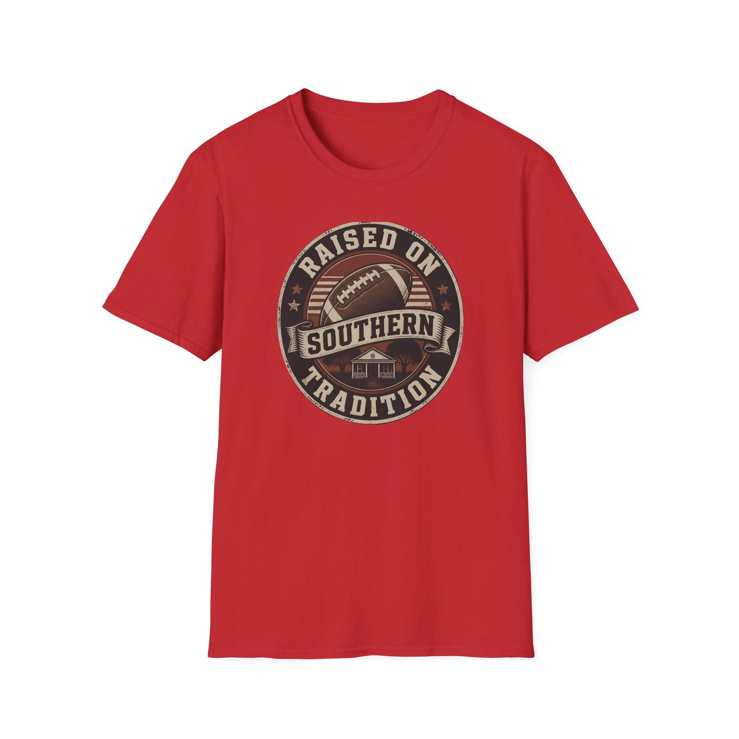 Raised On Southern Tradition Football Heritage T-Shirt