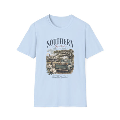 Southern Raised Vintage Truck T-Shirt - HomeGrown South Graphic Tee (View 4)