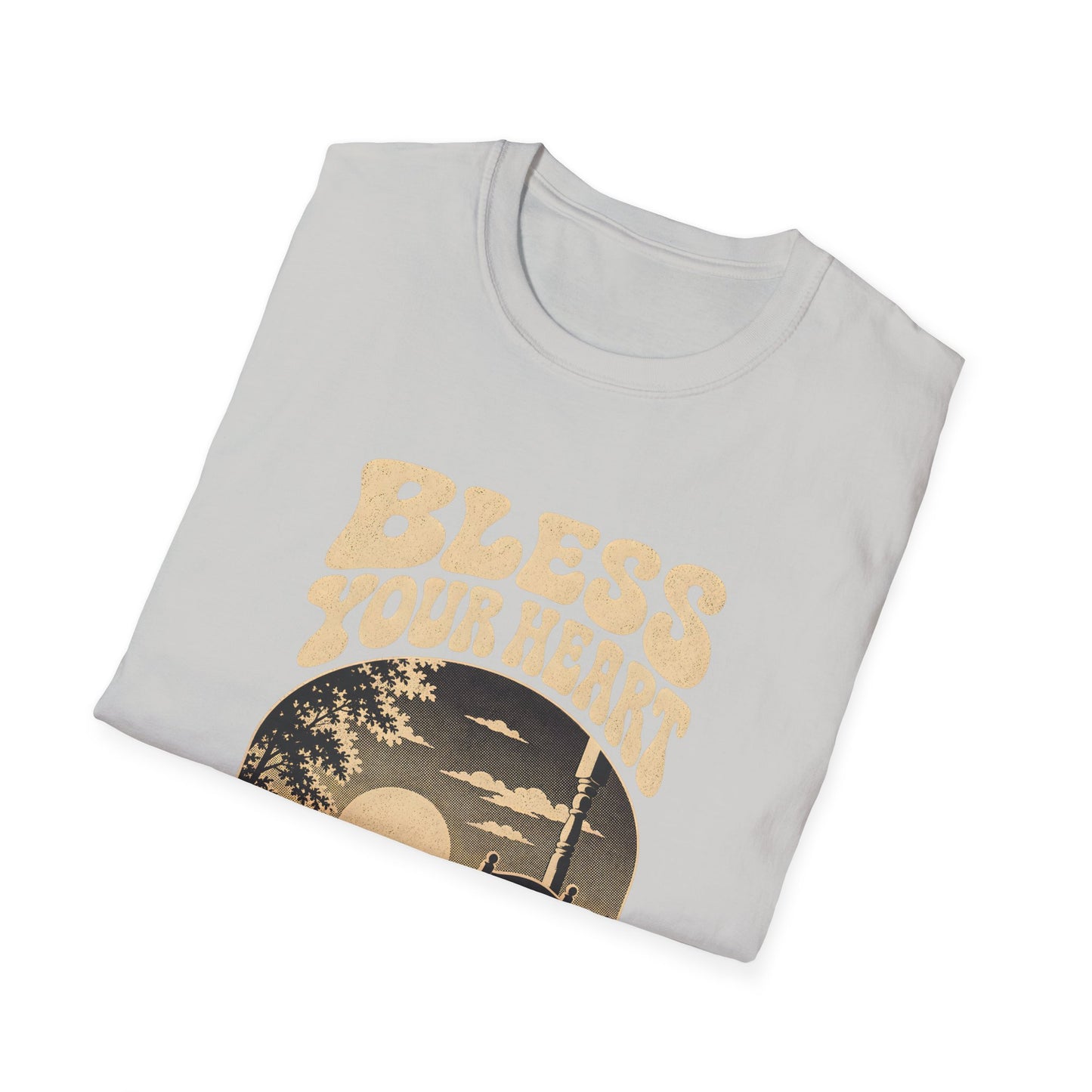 Bless Your Heart Southern Sunset Porch Graphic T-shirt