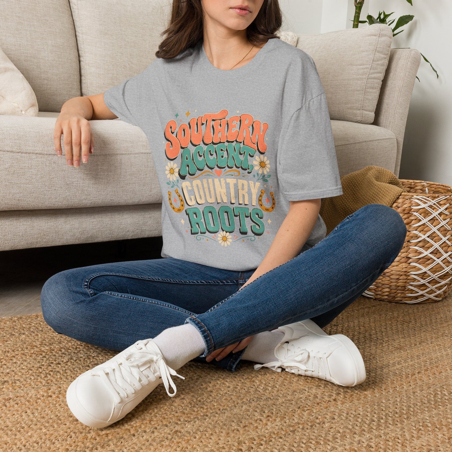 Southern Accent Country Roots Retro T-Shirt