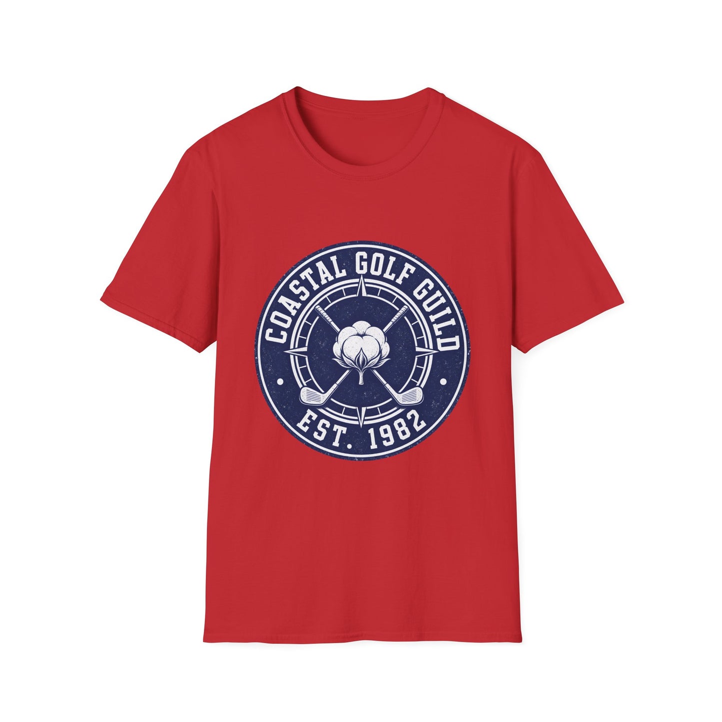 Coastal Golf Guild Vintage Golf Logo (Est. 1982) T-Shirt