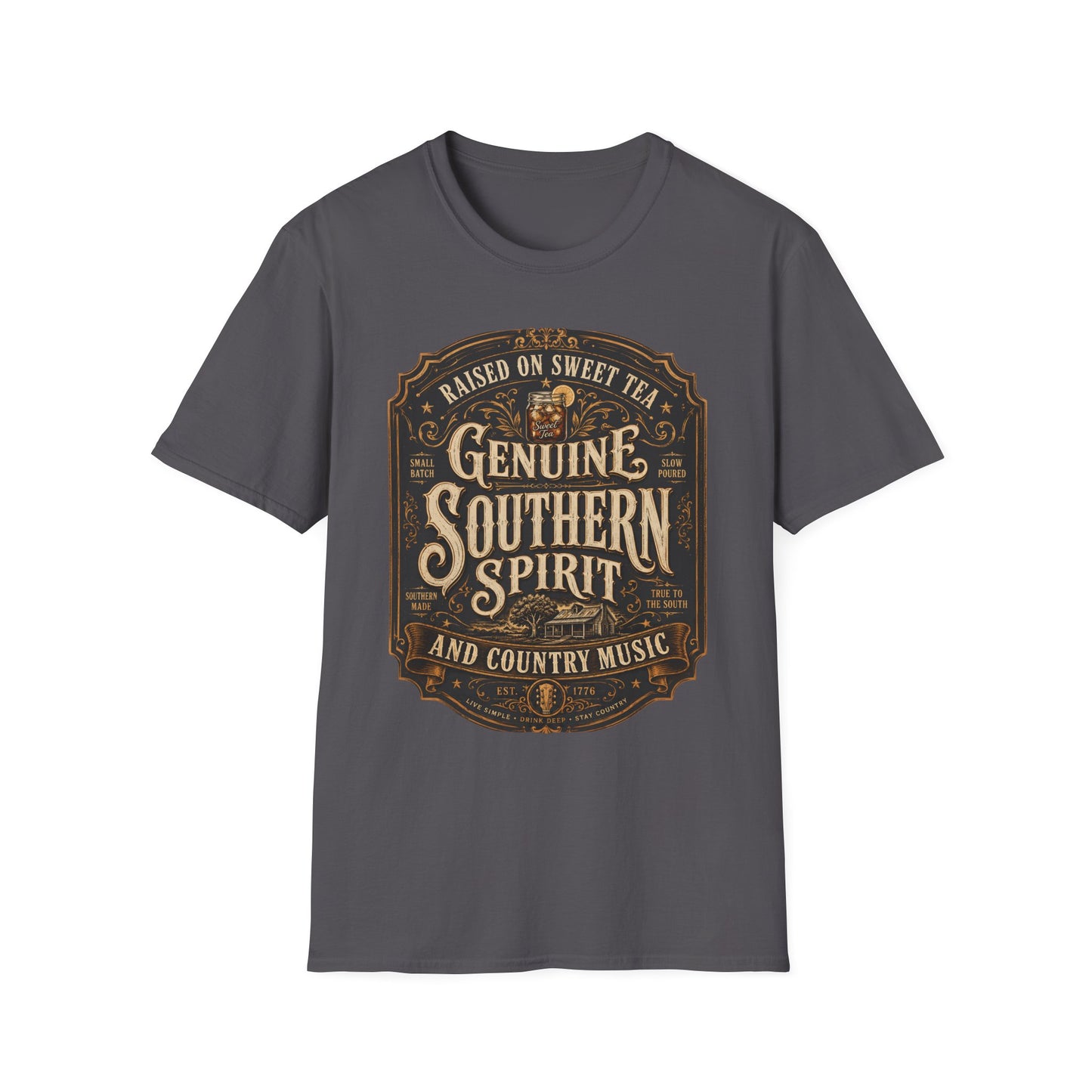 Genuine Southern Spirit Sweet Tea Country Music T-Shirt
