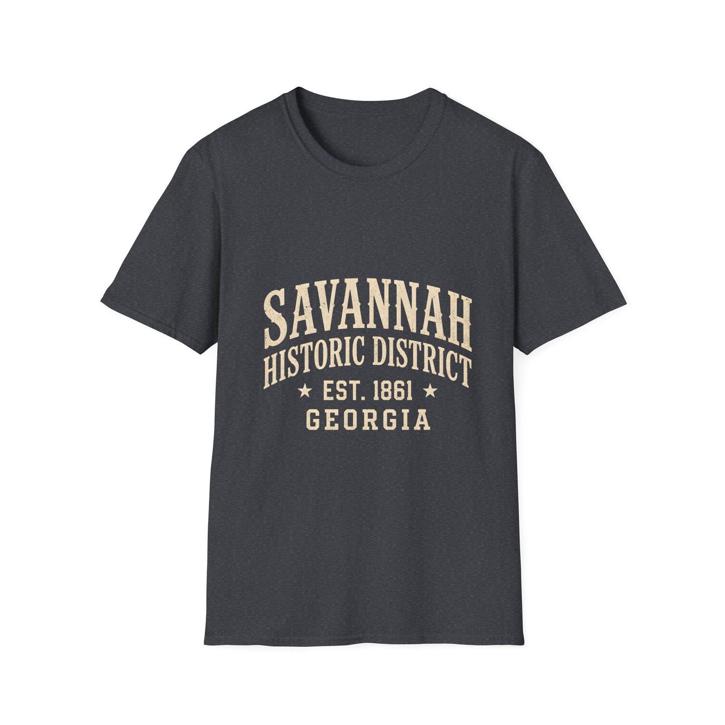 Savannah Historic District Established 1861 Georgia T-Shirt