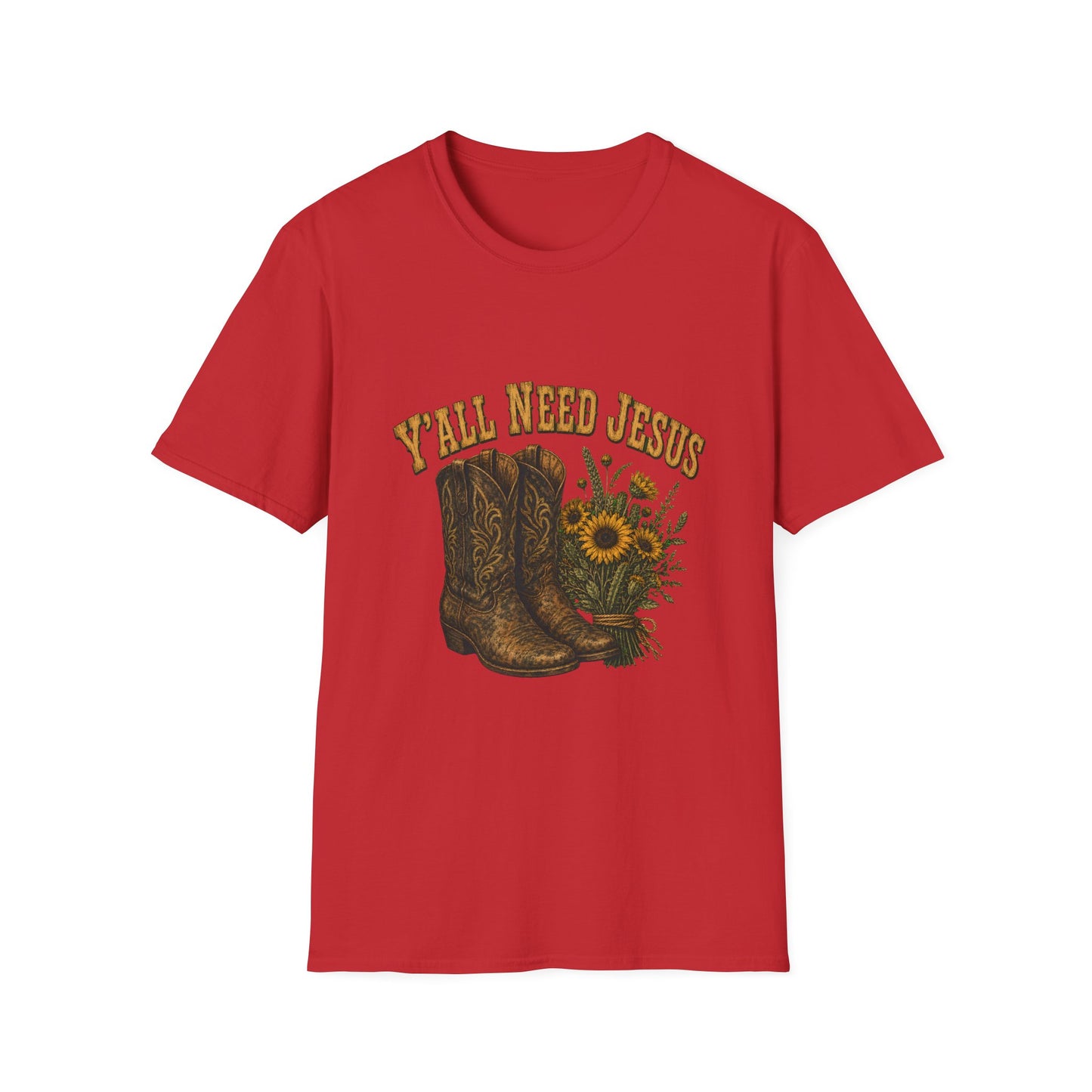 I'll Need Jesus Cowboy Western Faith T-Shirt