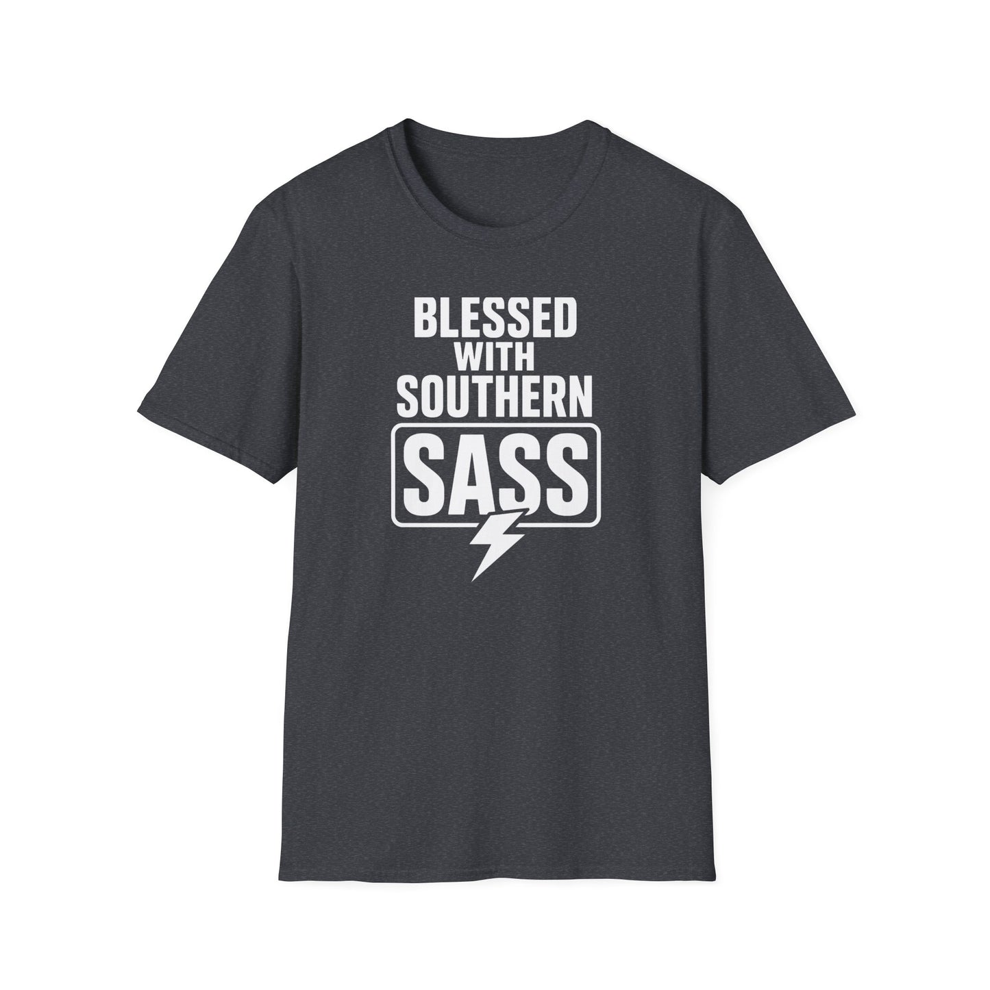 Blessed With Southern Sass Lightning Bolt T-Shirt