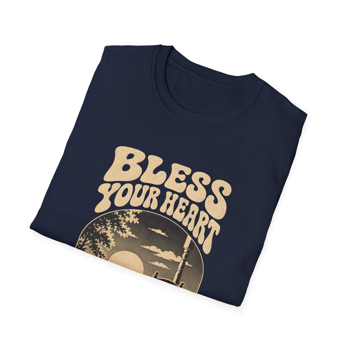 Bless Your Heart Southern Sunset Porch Graphic T-shirt