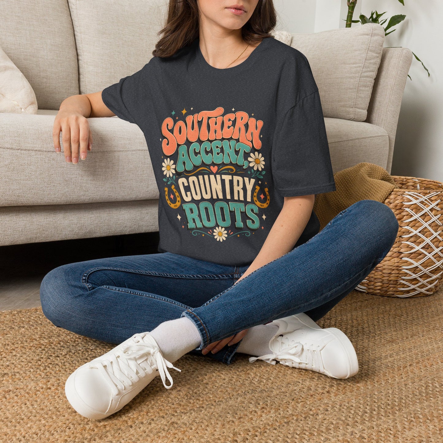 Southern Accent Country Roots Retro T-Shirt