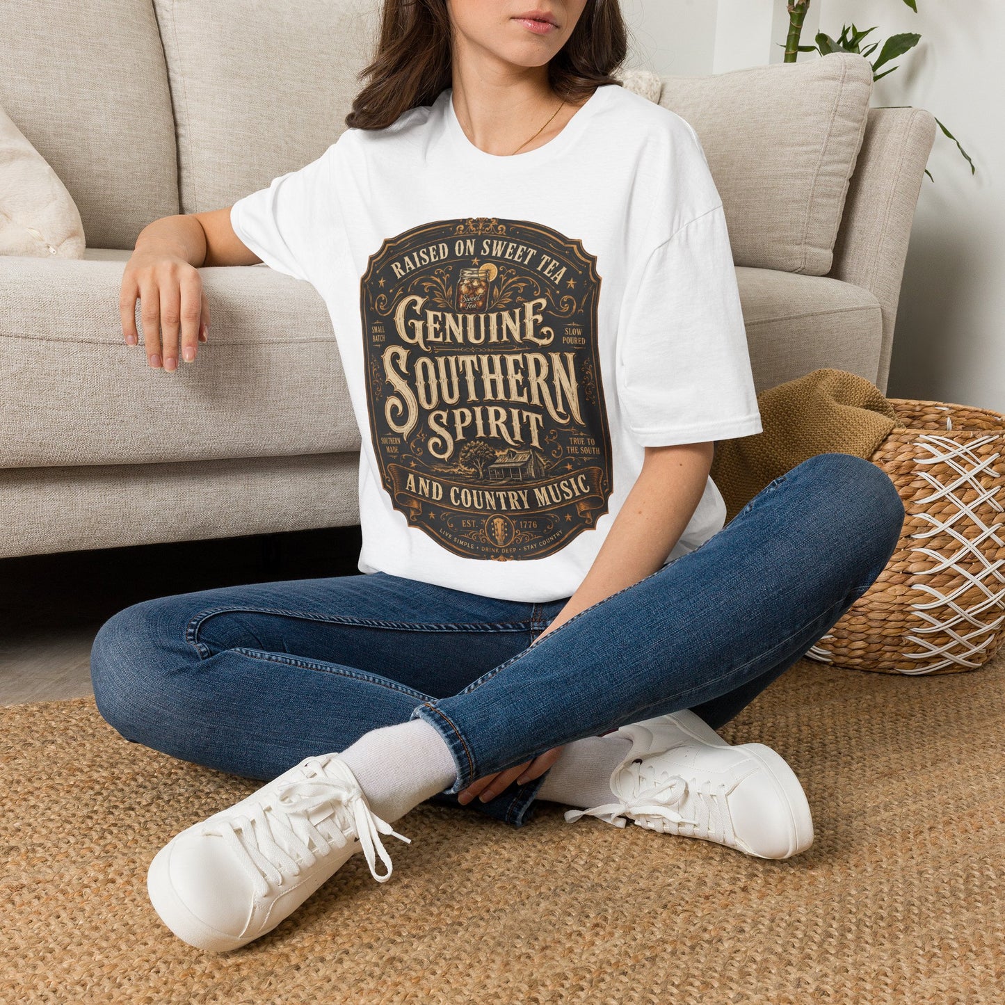 Genuine Southern Spirit Sweet Tea Country Music T-Shirt
