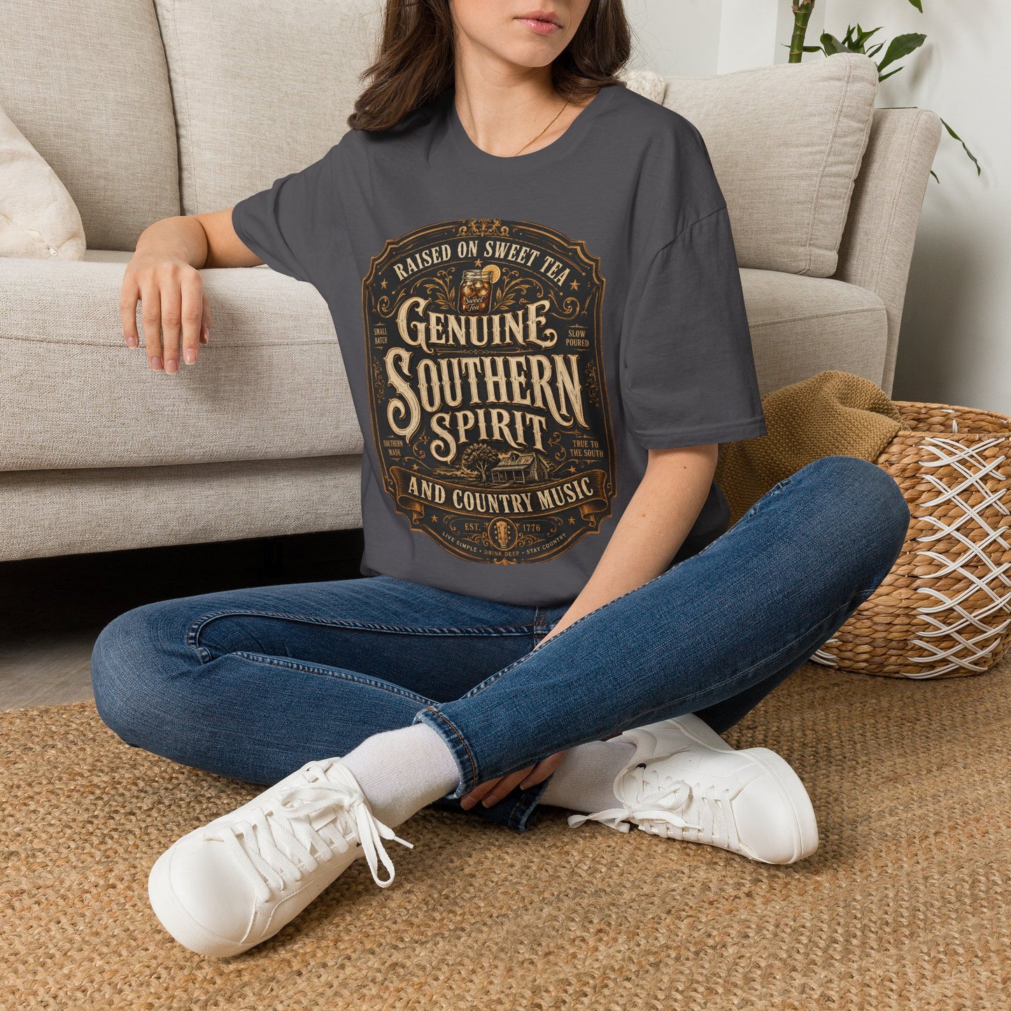Genuine Southern Spirit Sweet Tea Country Music T-Shirt