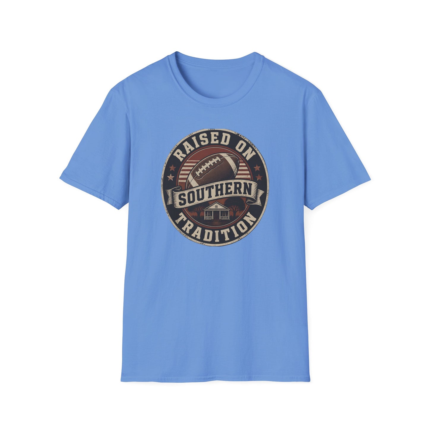 Raised On Southern Tradition Football Heritage T-Shirt