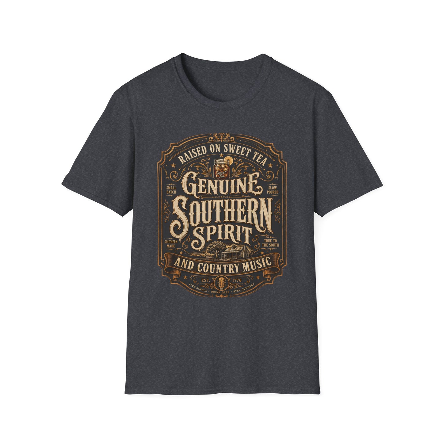 Genuine Southern Spirit Sweet Tea Country Music T-Shirt