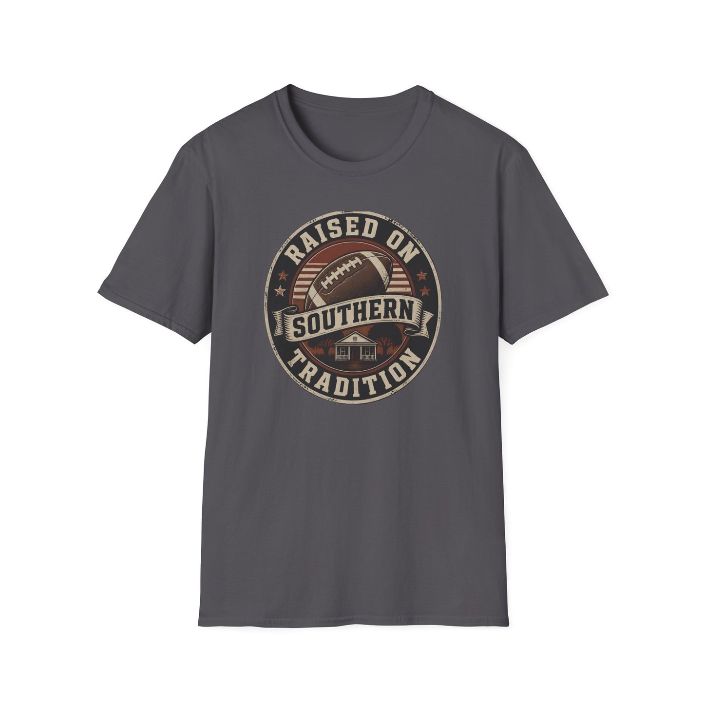Raised On Southern Tradition Football Heritage T-Shirt