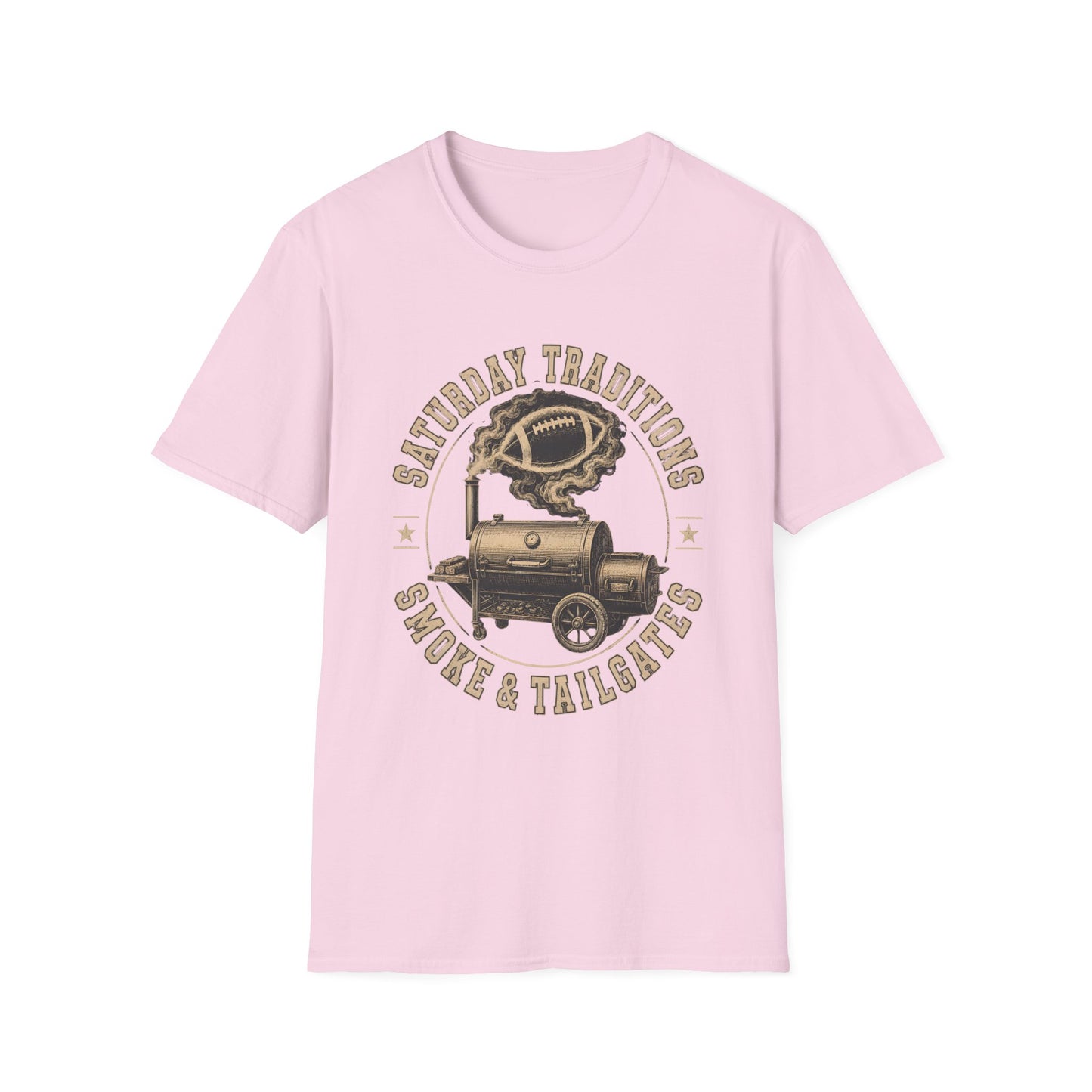 Saturday Traditions Smoke Tailgate Football T-Shirt