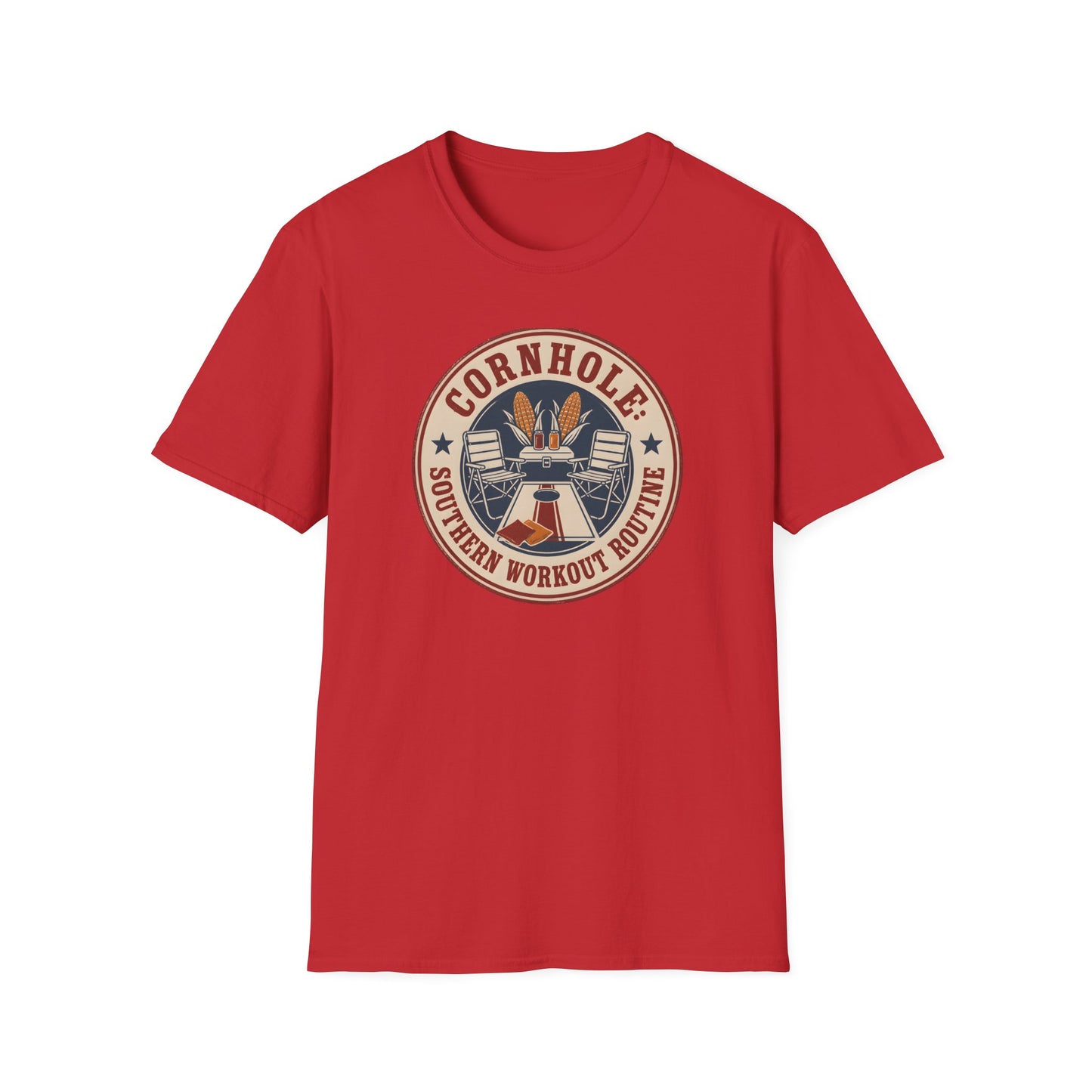Cornhole Southern Workout Routine Fun Game T-Shirt