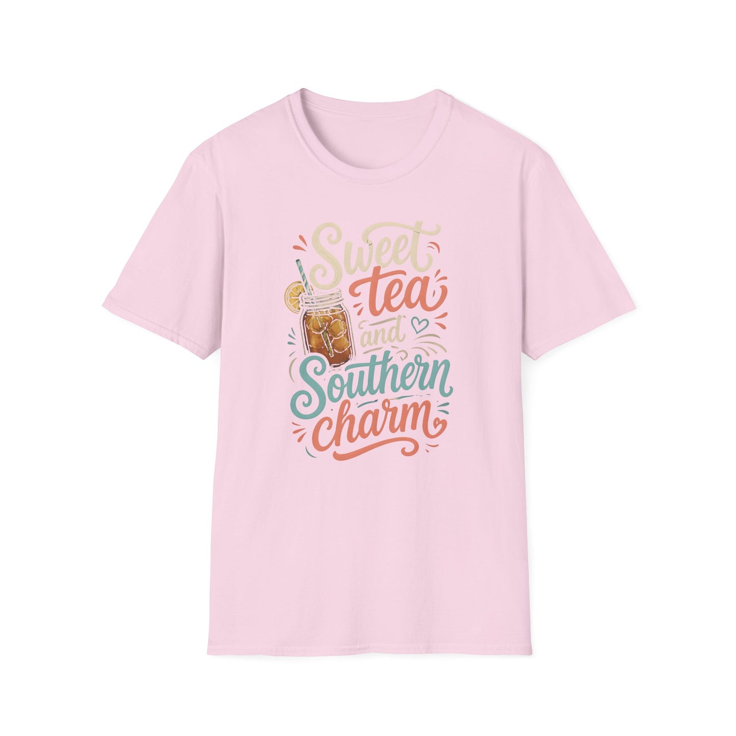 Sweet Tea Southern Charm Iced Tea Mason Jar Drink T-Shirt