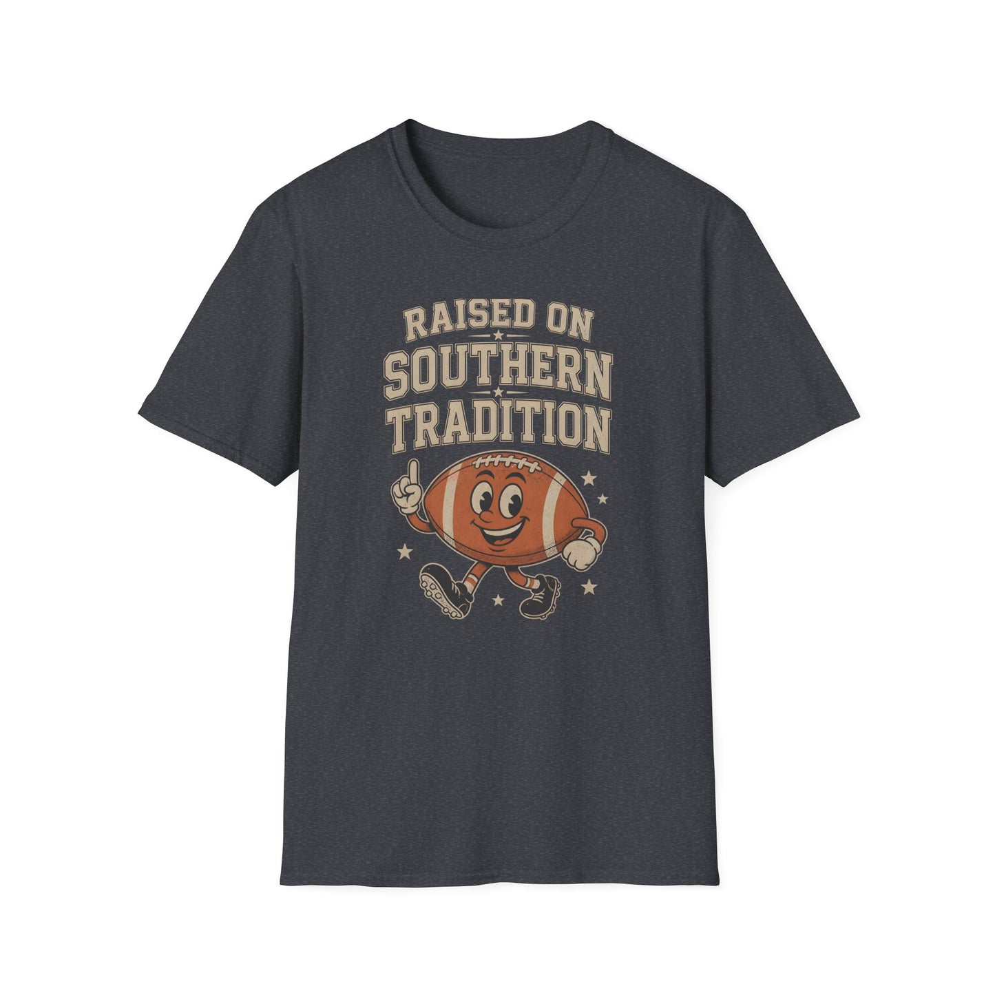 Raised On Southern Tradition Football Fan T-Shirt