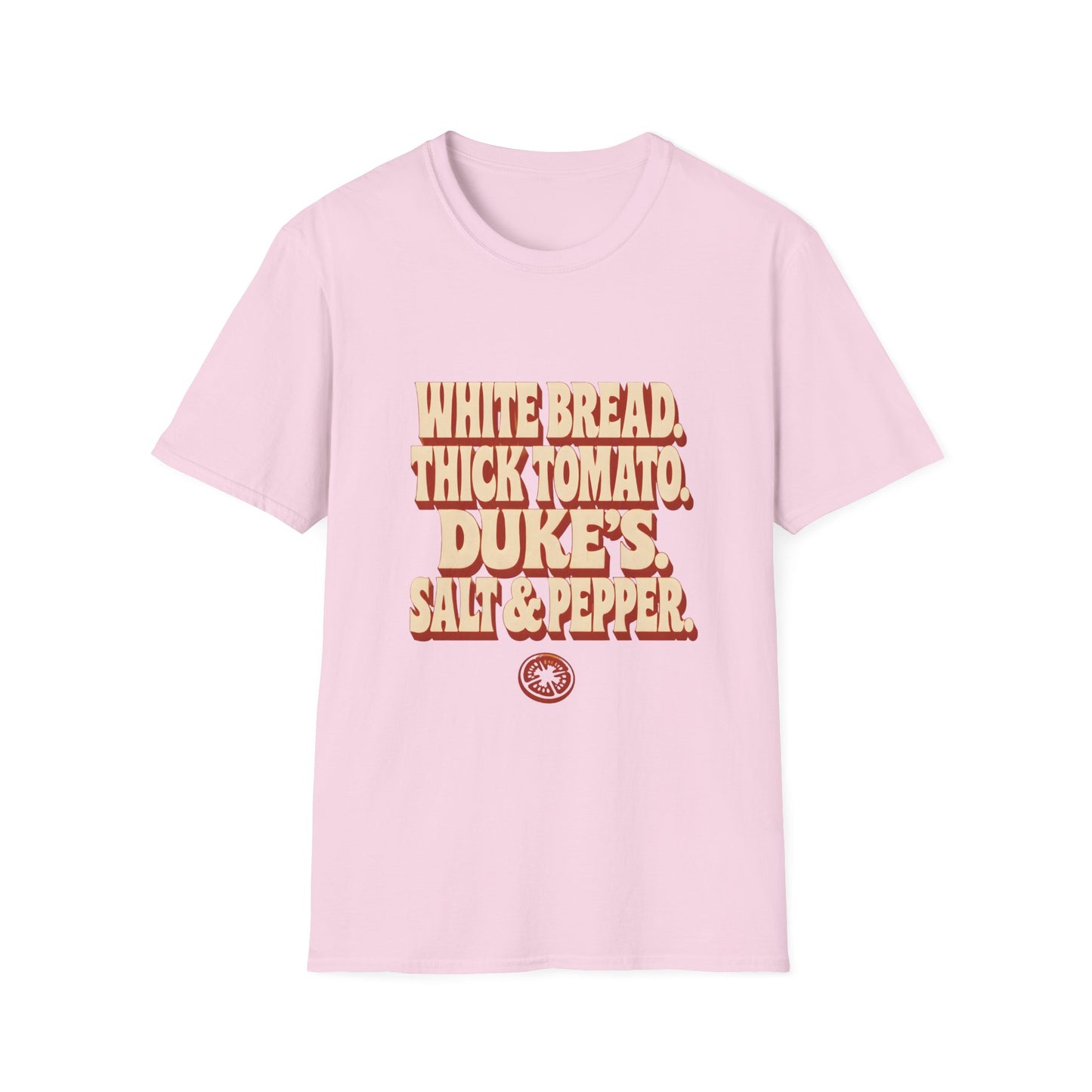 White Bread Thick Tomato Dukes Salt Pepper T-Shirt