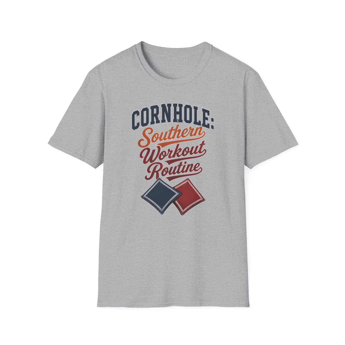 Cornhole Southern Workout Routine T-Shirt