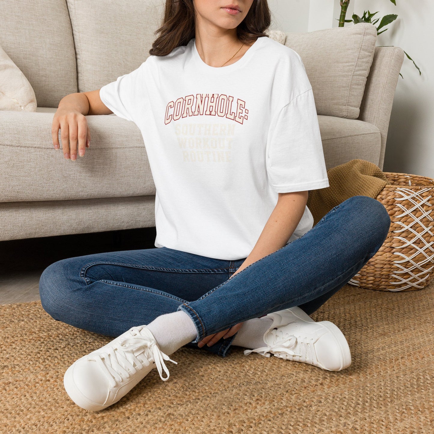 Cornhole Southern Workout Routine T-Shirt