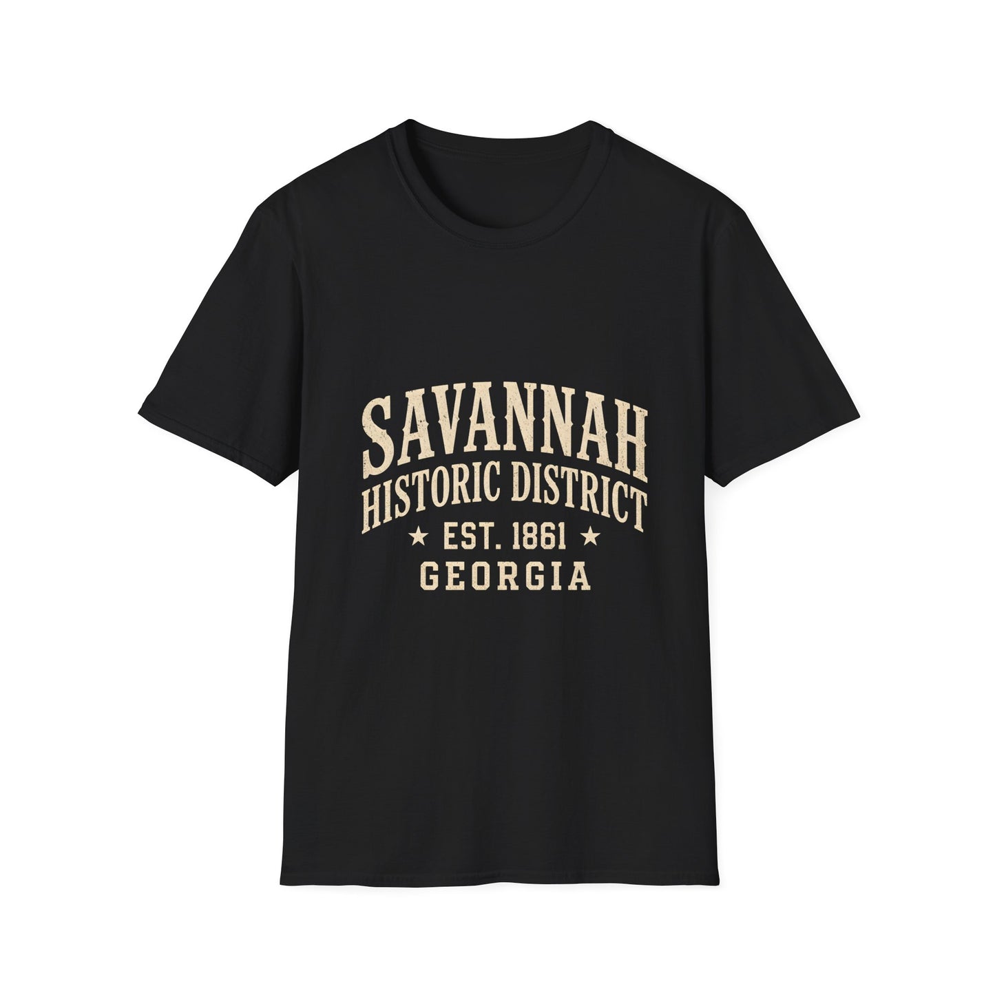 Savannah Historic District Established 1861 Georgia T-Shirt
