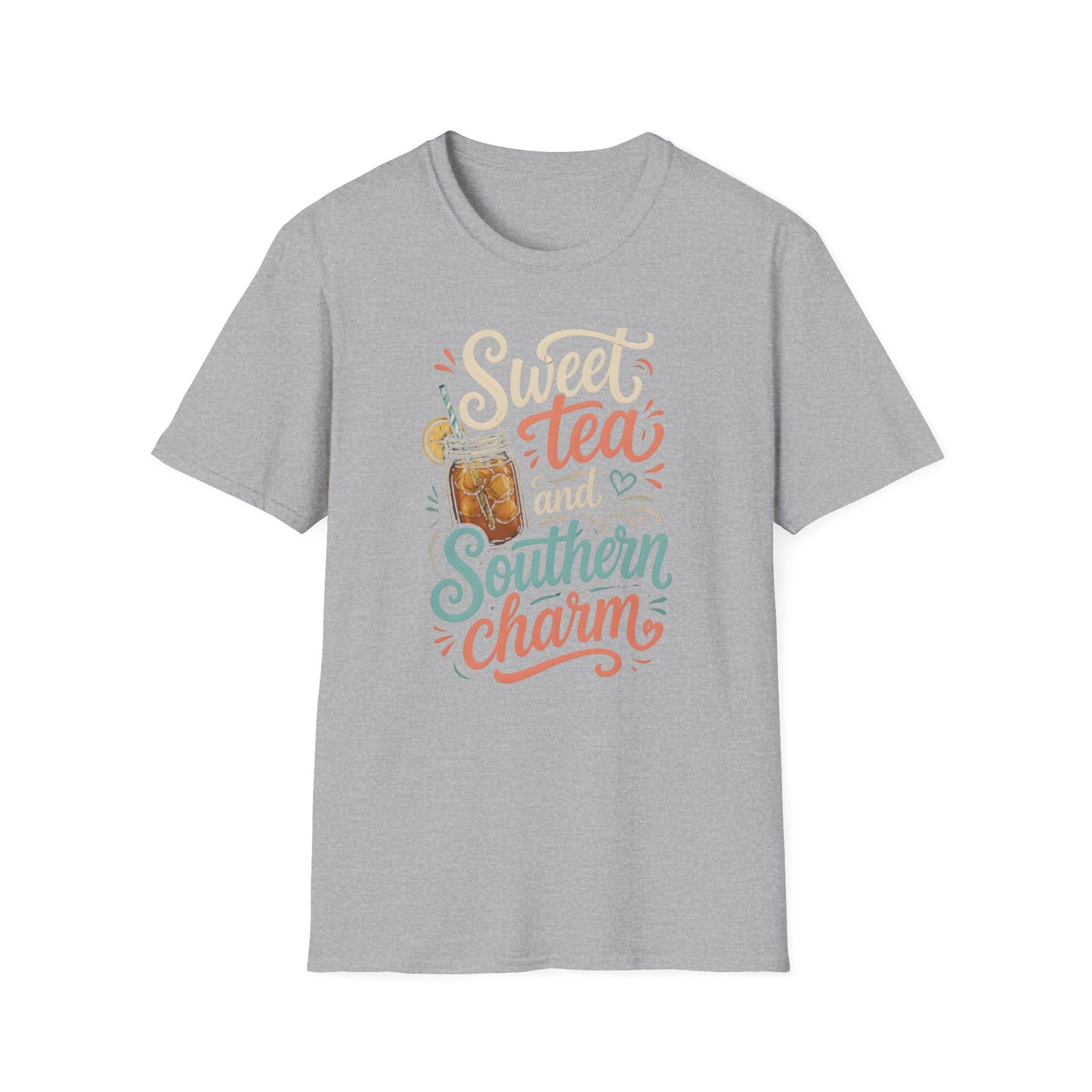 Sweet Tea Southern Charm Iced Tea Mason Jar Drink T-Shirt