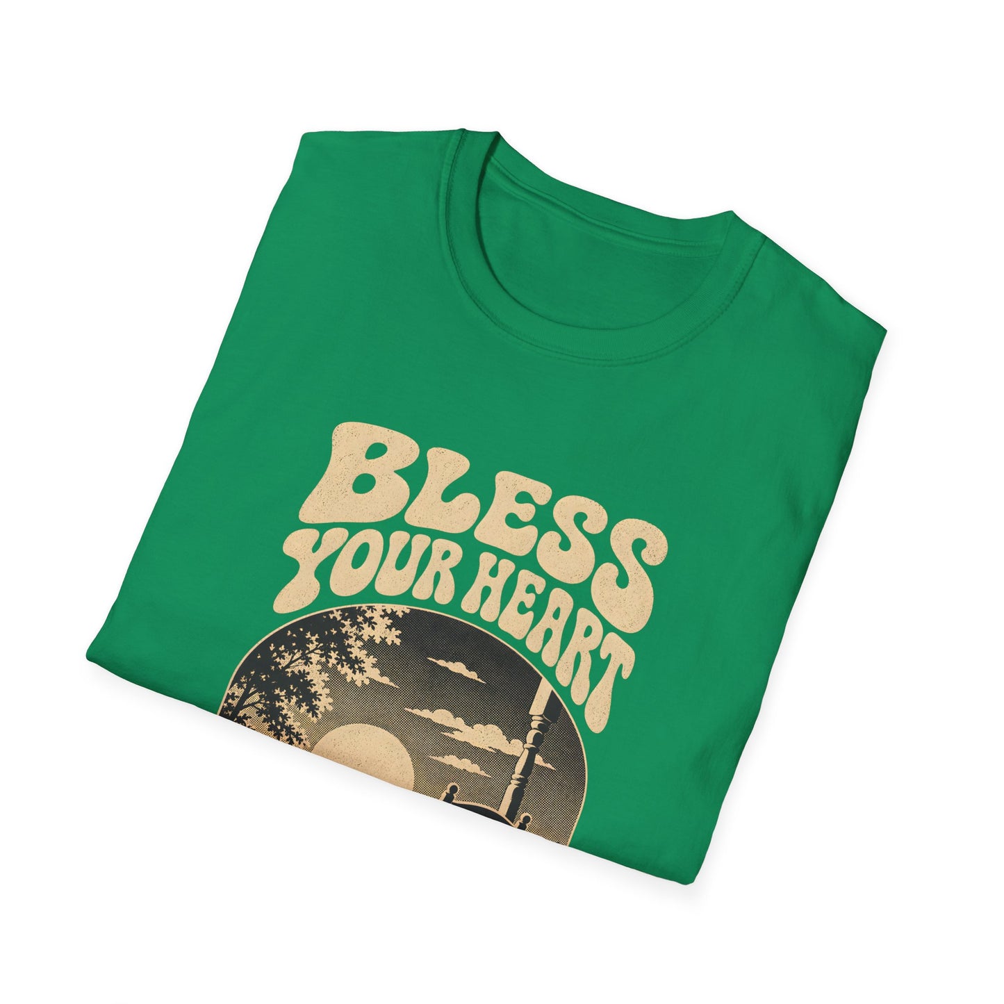 Bless Your Heart Southern Sunset Porch Graphic T-shirt