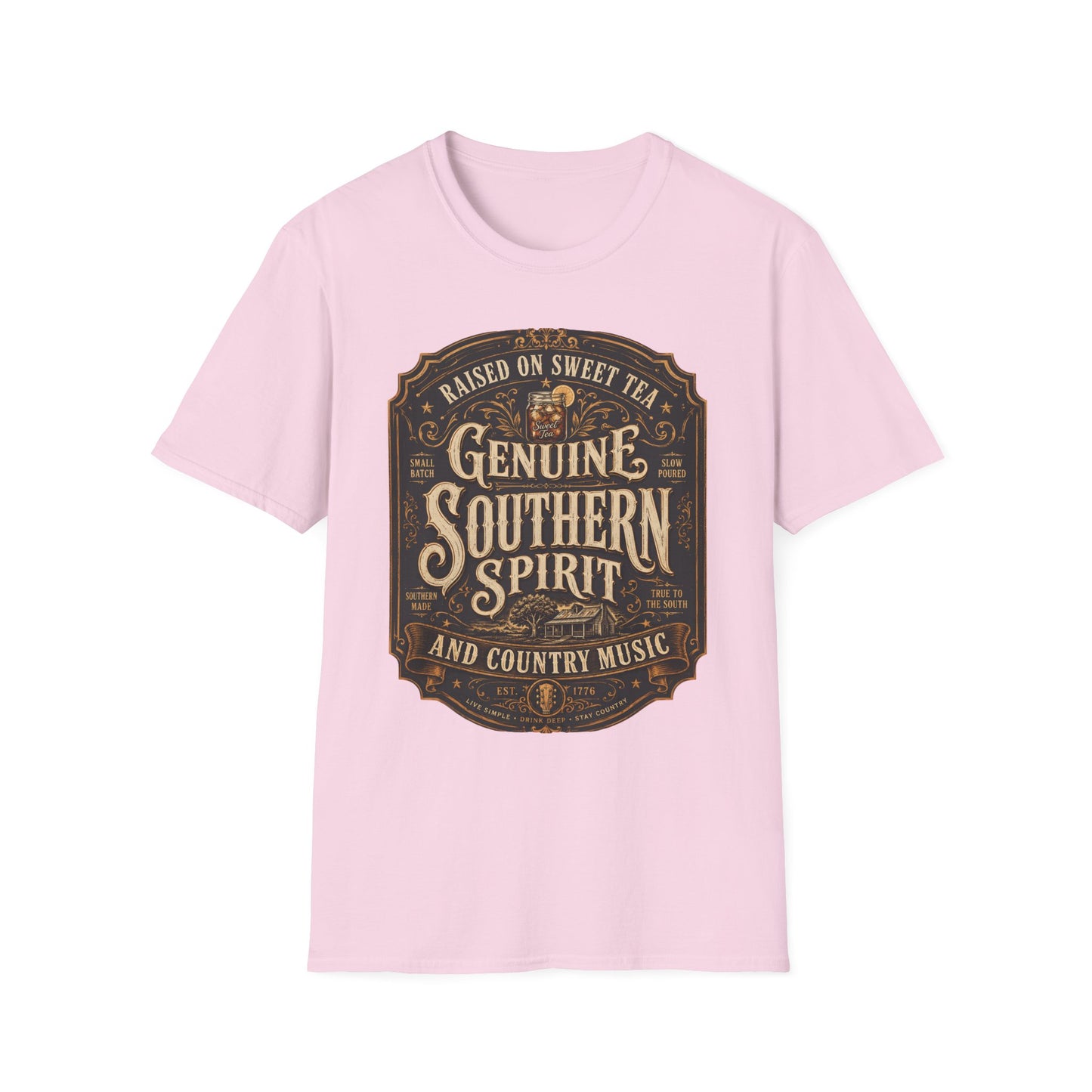 Genuine Southern Spirit Sweet Tea Country Music T-Shirt