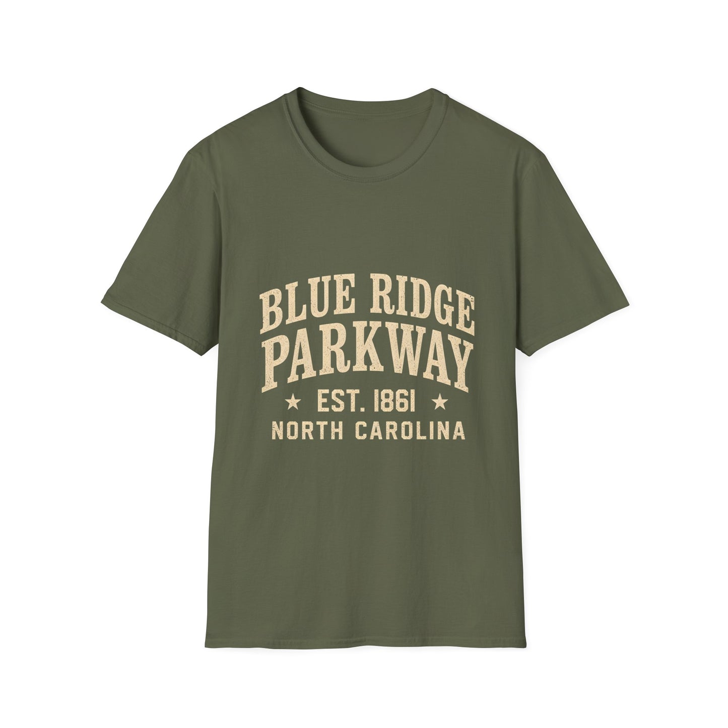 Blue Ridge Parkway North Carolina Est 1861 T-Shirt