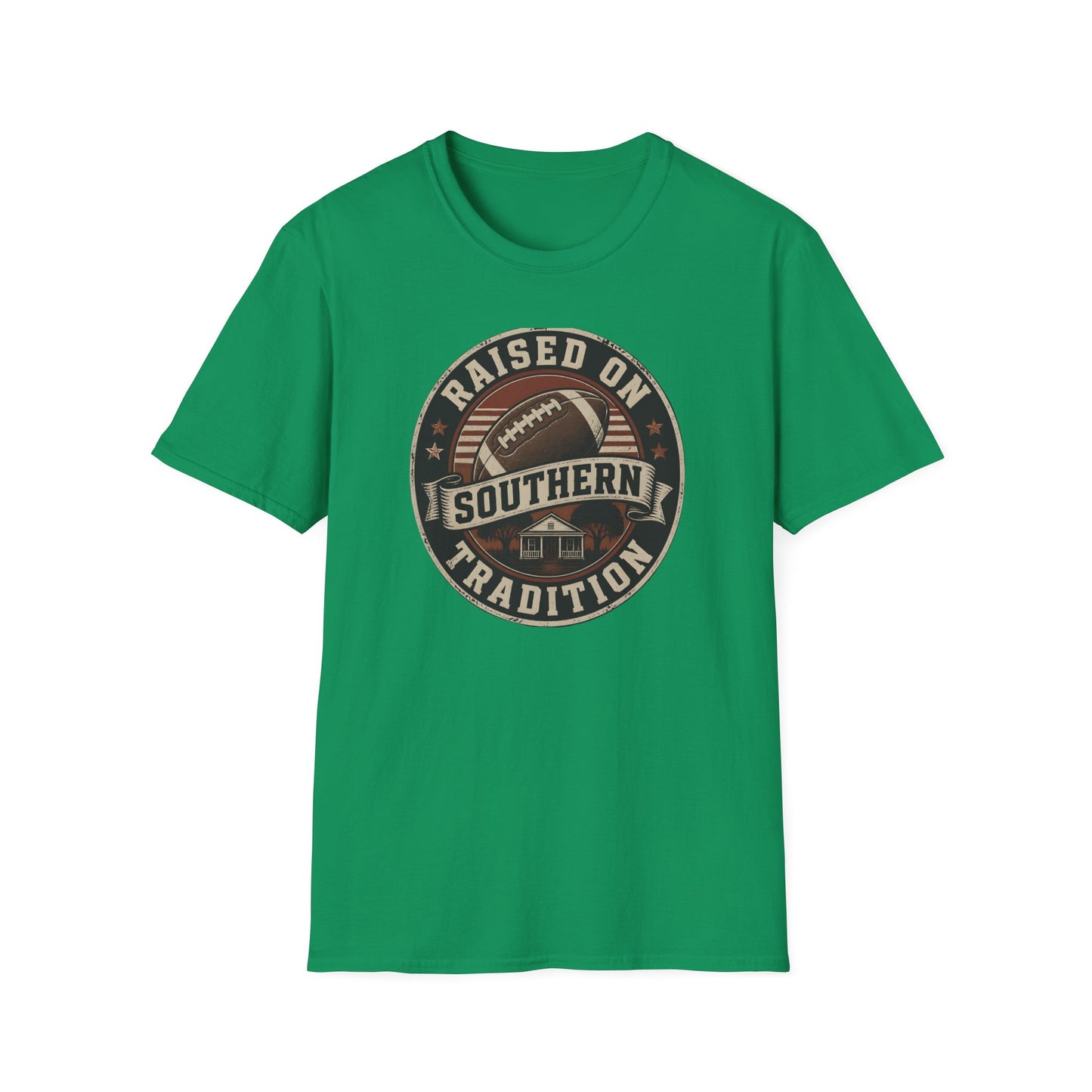 Raised On Southern Tradition Football Heritage T-Shirt