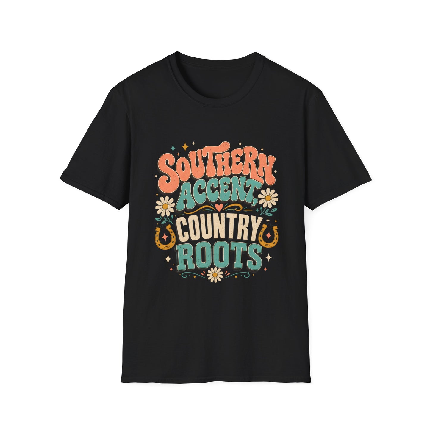 Southern Accent Country Roots Retro T-Shirt