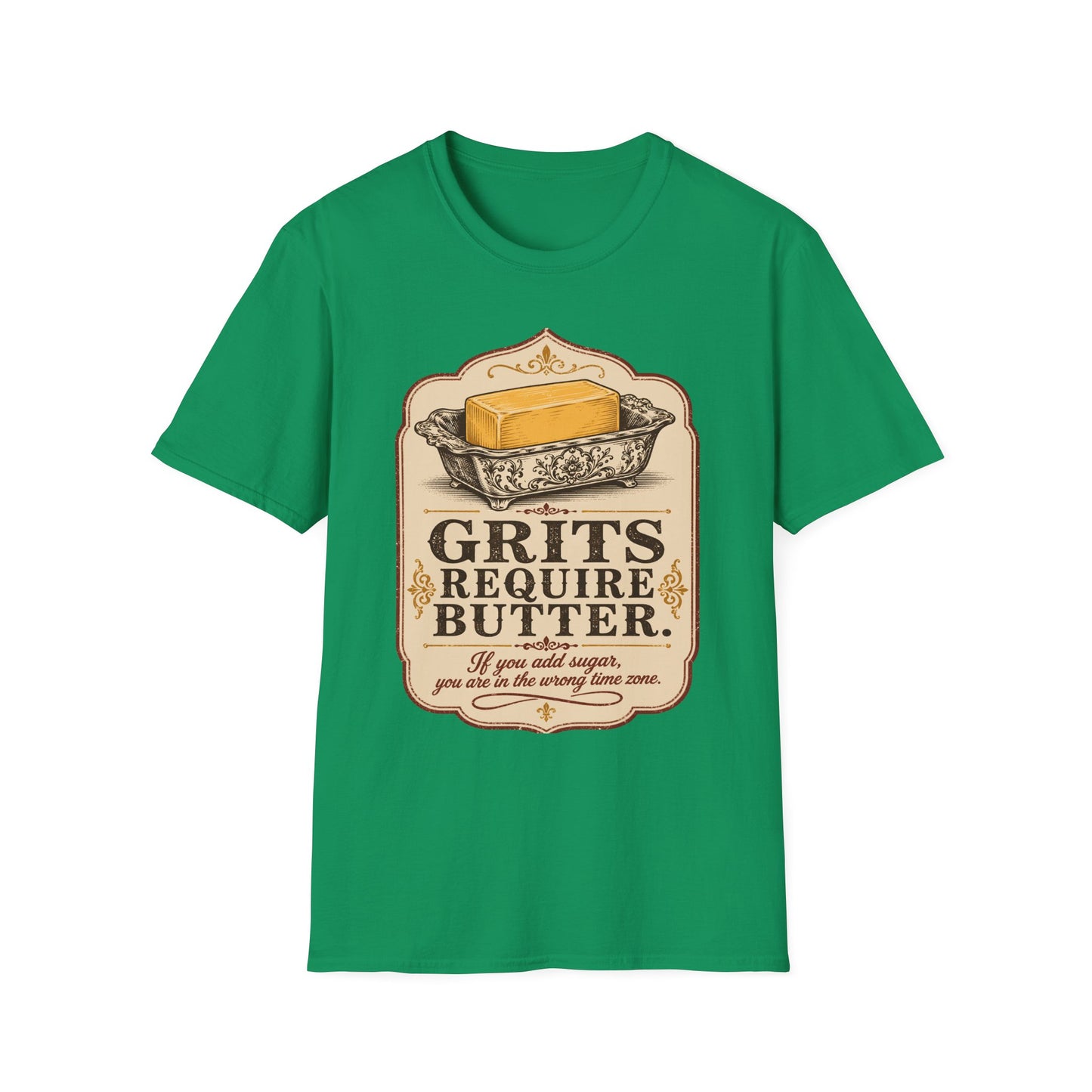 Grits Require Butter Southern Food T-Shirt