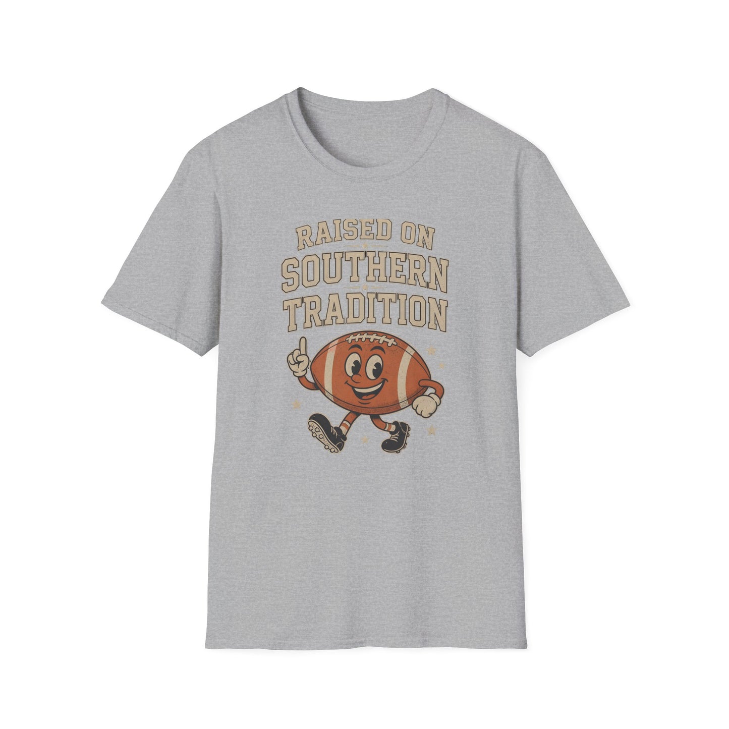 Raised On Southern Tradition Football Fan T-Shirt