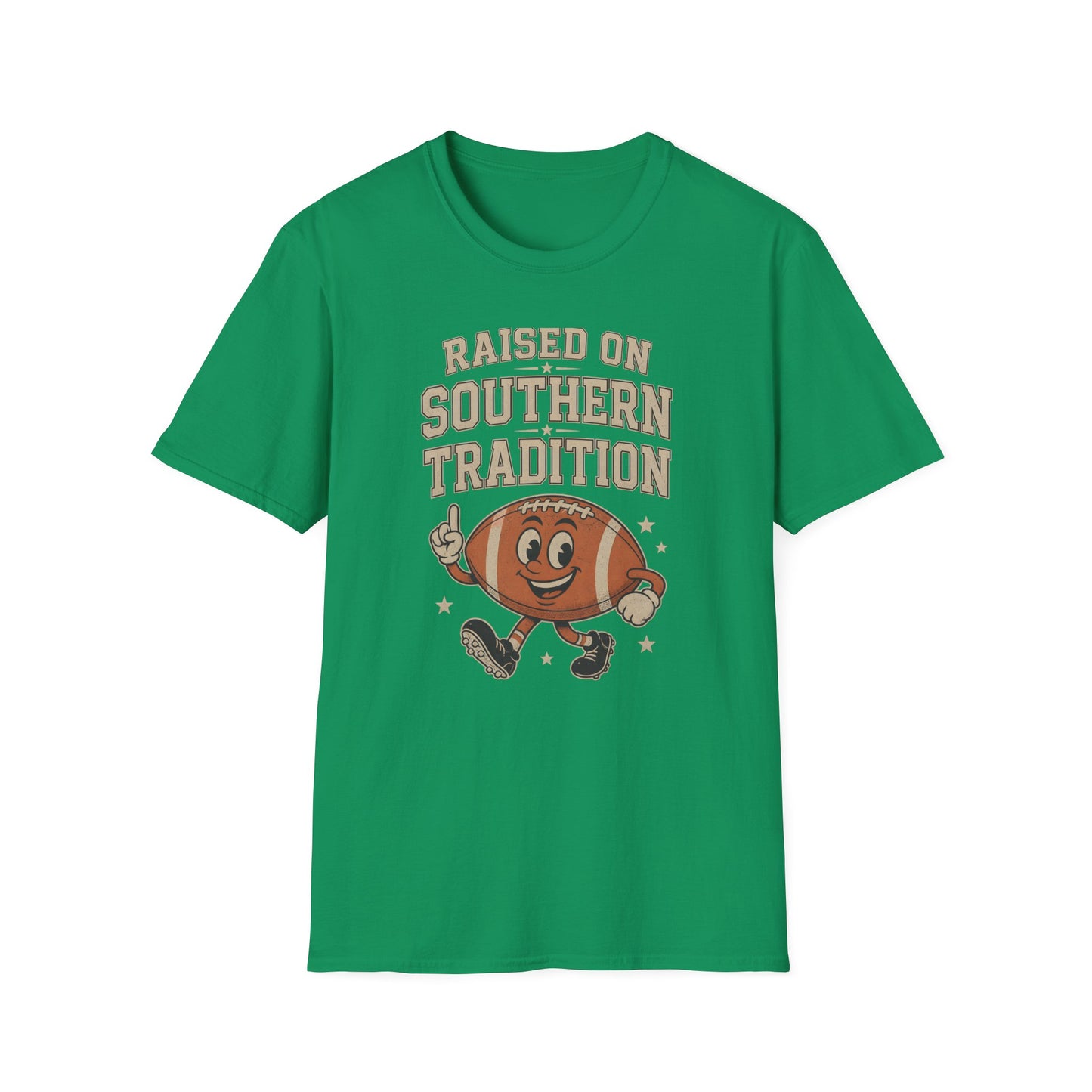 Raised On Southern Tradition Football Fan T-Shirt