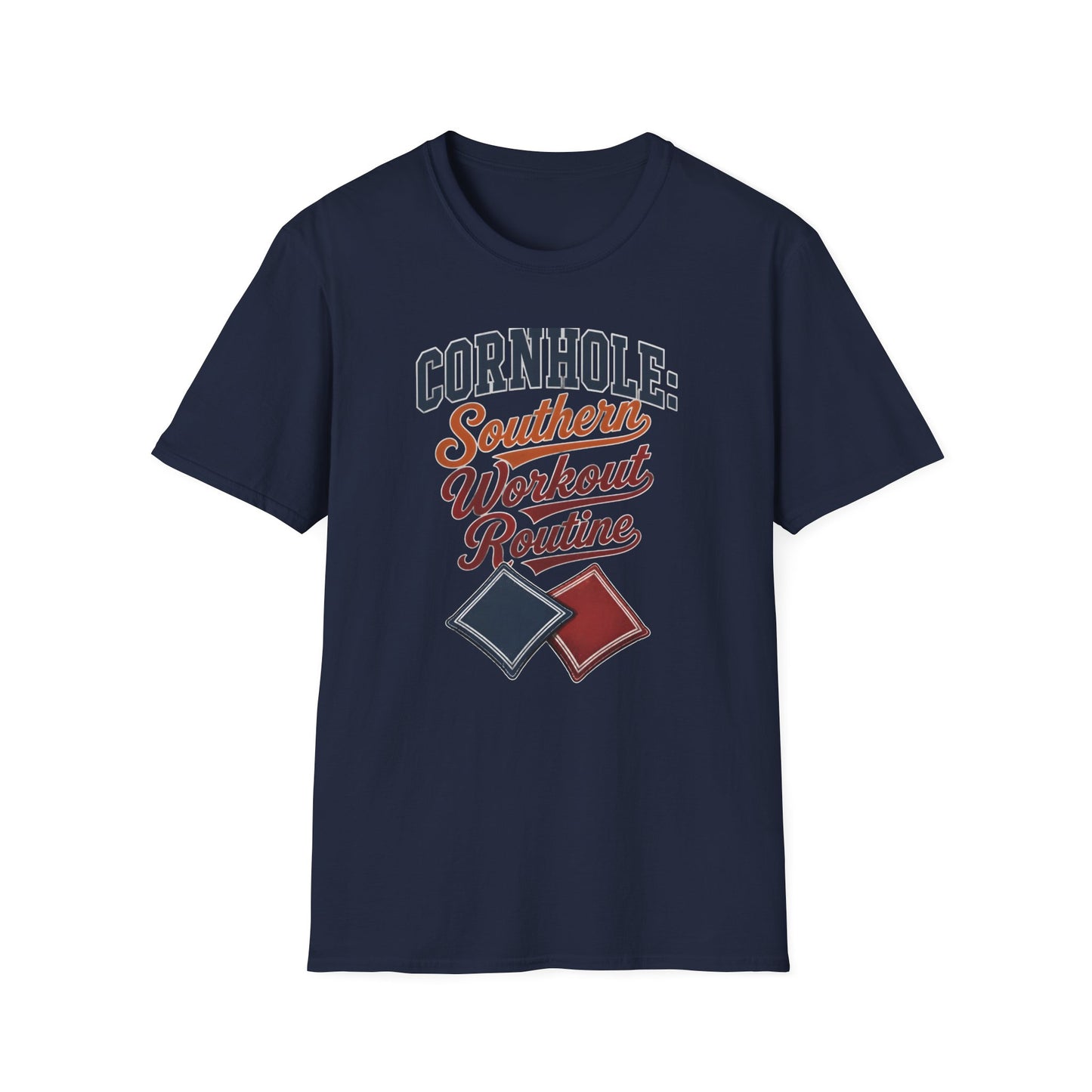 Cornhole Southern Workout Routine T-Shirt