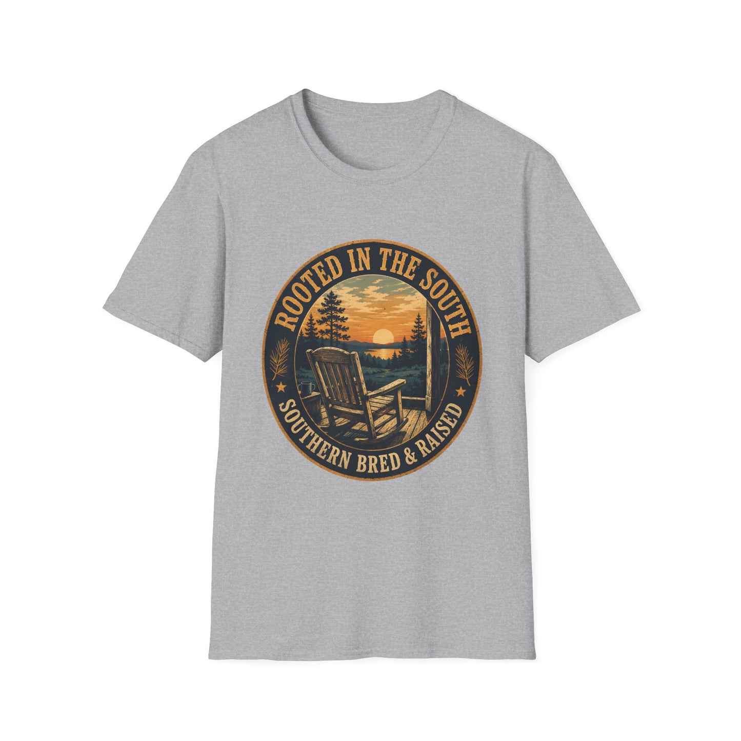 Rooted In The South Southern Bred And Praised T-Shirt
